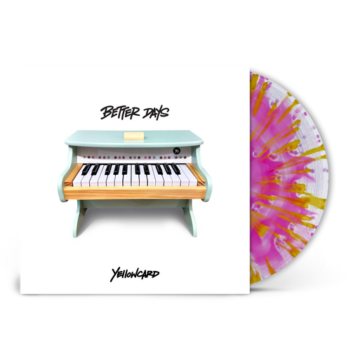 Yellowcard - Better Days (Limited Edition Pink & Yellow Splatter Colored Vinyl)