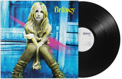 Britney Spears Britney (LP) Blue & Yellow authentic Splattered Clear Vinyl