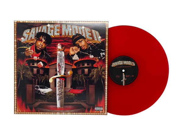 21 Savage & Metro Boomin - Savage Mode II (Limited Edition Red Vinyl) - Pale Blue Dot Records