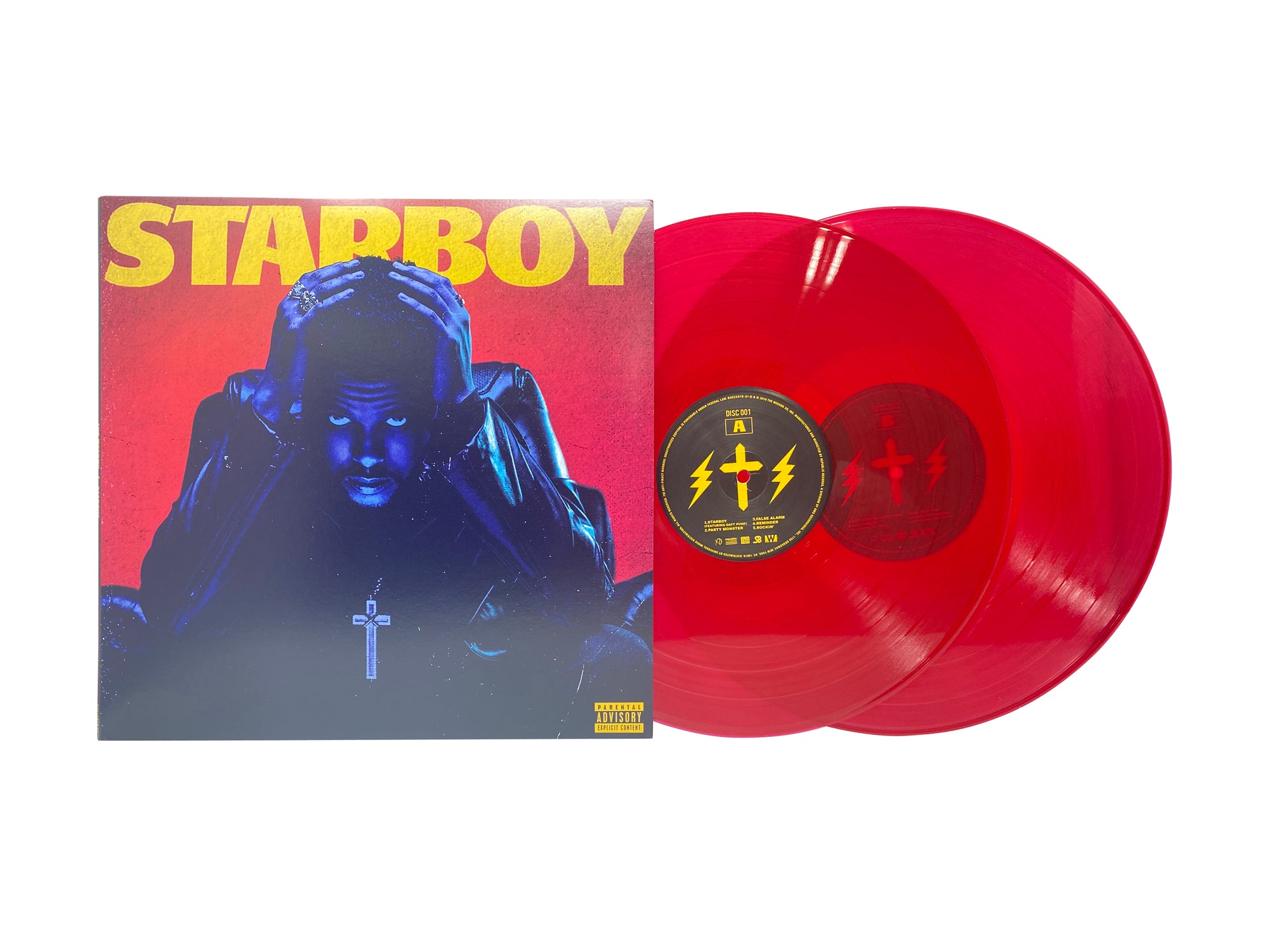 The Weeknd Starboy Limited Edition Translucent Red Vinyl Pale the-weeknd-starboy-limited-edition-translucent-red-vinyl-pale