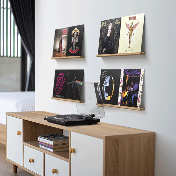 Vinyl Record Display Shelf - Pale Blue Dot Records