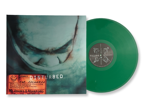 Disturbed - The Sickness (25th Anniversary Edition Green Colored Vinyl) - Pale Blue Dot Records
