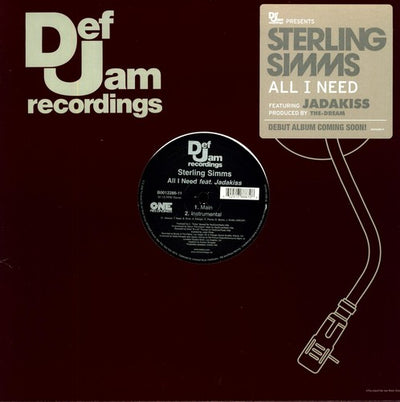 the album cover for Sterling Simms - All I Need