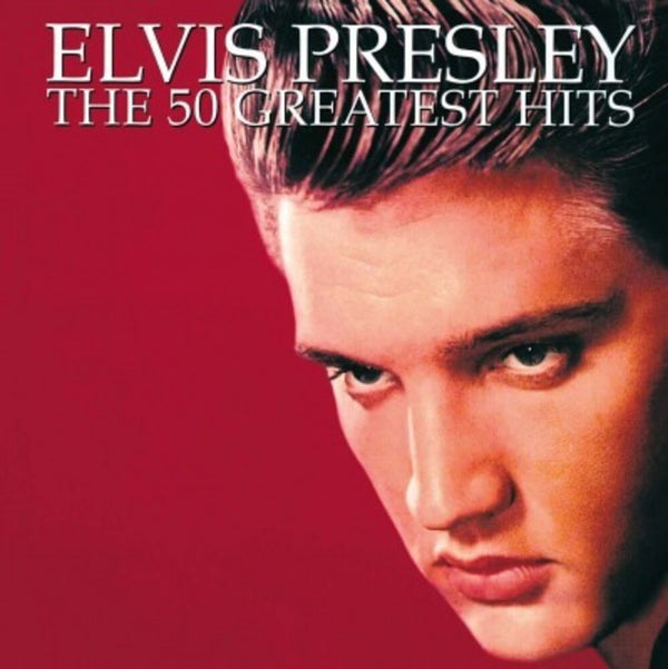 the album cover for Elvis Presley - 50 Greatest Hits [180 Gram]