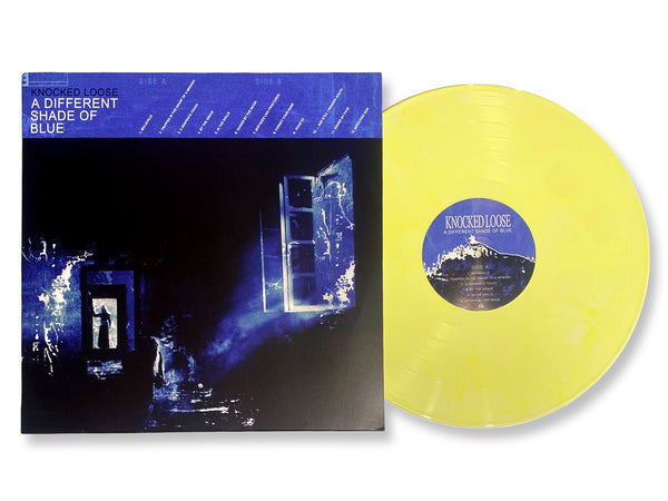 Knocked Loose - A Different Shade of Blue (Limited Edition Marbled Yellow Colored Vinyl) - Pale Blue Dot Records