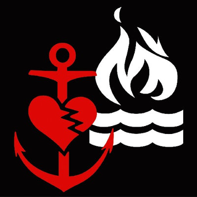 the album cover for Bouncing Souls & Hot Water Music - Split
