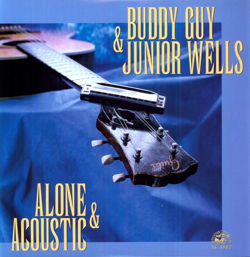 the album cover for Buddy Guy & Junior Wells - Alone and Acoustic