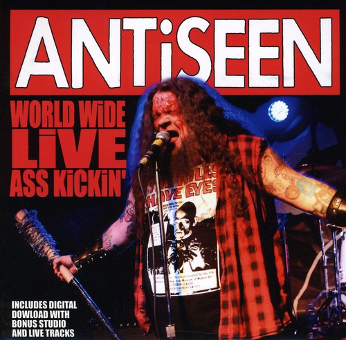 the album cover for Antiseen - Worldwide Live Ass Kickin