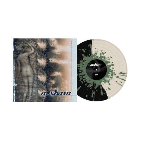 Azshara - Ashen Skies [Half Black/Half Bone W/Army Green LP] - Pale Blue Dot Records