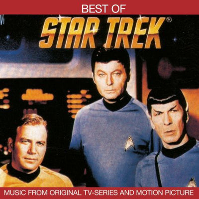 the album cover for Star Trek - Best of Star Trek