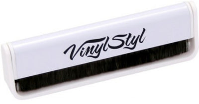 Vinyl Styl® Anti-static Vinyl Record Cleaning Brush - Micro Fiber (White) - Pale Blue Dot Records