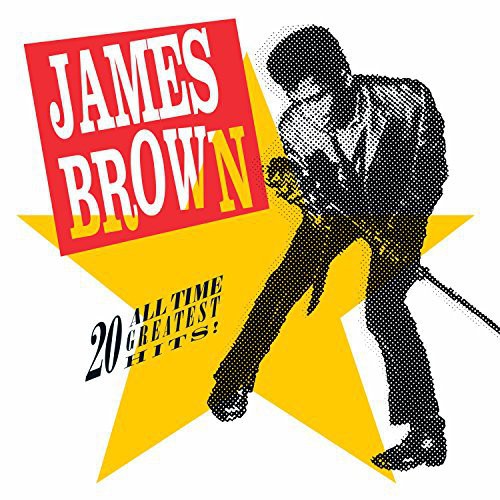 the album cover for James Brown - 20 All-Time Greatest Hits