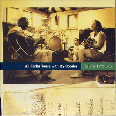 the album cover for Ali Toure Farke - Talking Timbuktu