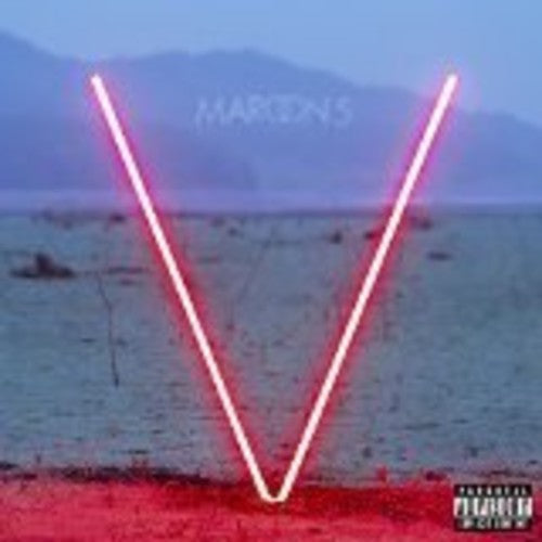 the album cover for Maroon 5 - V [Red LP]
