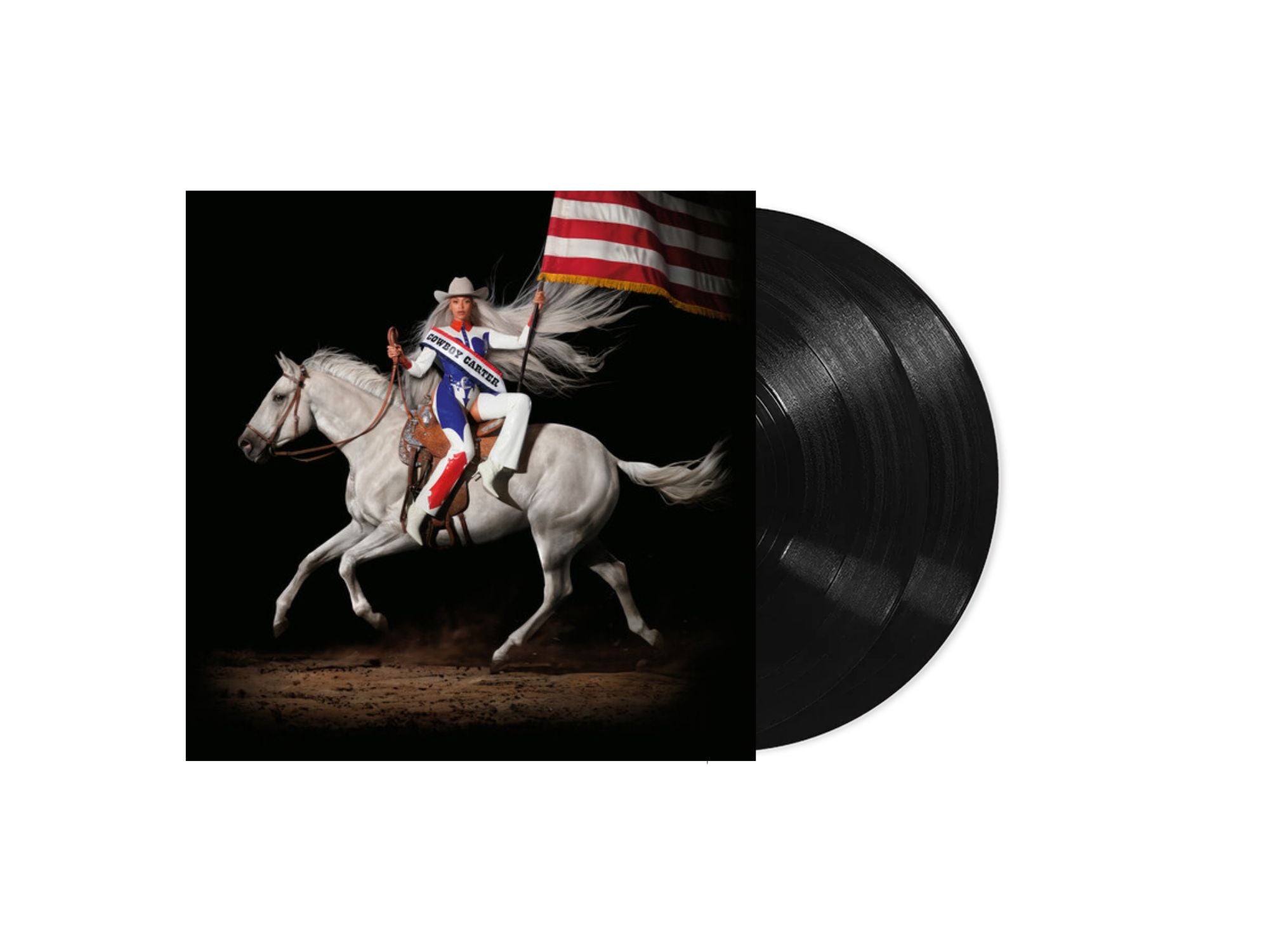 Beyonce- Cowboy Carter Official Vinyl (180 Gram 2x Vinyl, 40 page Book ...