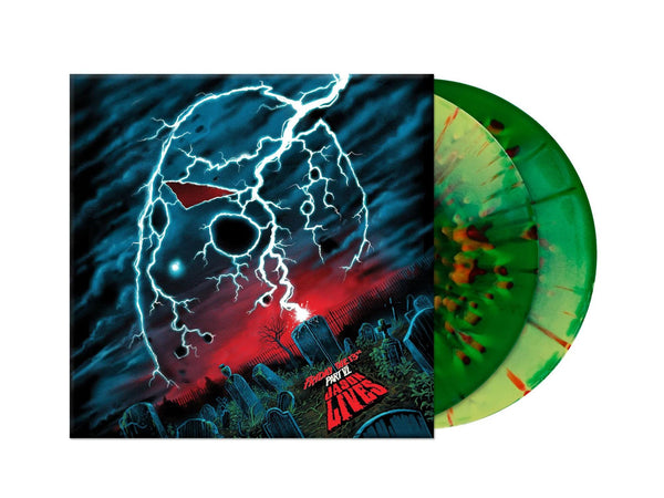 Friday the 13th Part VI: Jason Lives - Soundtrack (180 Gram "Jason Voorhees, Blood, and Paintball" Splatter Colored 2x Vinyl) - Pale Blue Dot Records