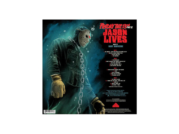 Friday the 13th Part VI: Jason Lives - Soundtrack (180 Gram "Jason Voorhees, Blood, and Paintball" Splatter Colored 2x Vinyl) - Pale Blue Dot Records