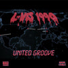 the album cover for L-vis 1990 - United Groove