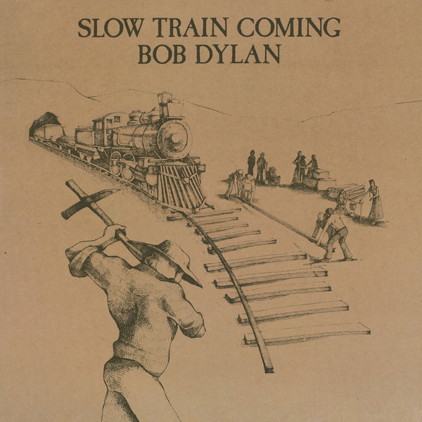 the album cover for Bob Dylan - Slow Train Coming [LP]