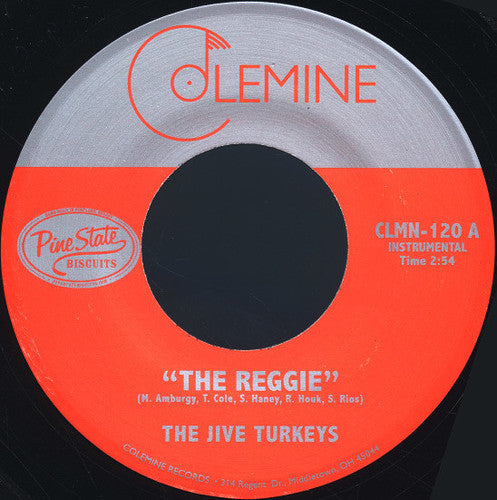 the album cover for Jive Turkeys - Reggie / Duck's Dirge