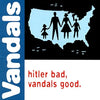 the album cover for The Vandals - Hitler Bad, Vandals Good