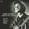 the album cover for Woody Guthrie - American Folk Legend