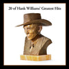 the album cover for Hank Williams - 20 Greatest Hits [LP]