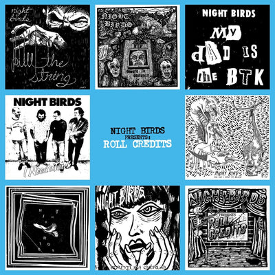 the album cover for Night Birds - Roll Credit