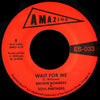 the album cover for Brown Bombers & Soul Partners - Wait For Me / Just Fun