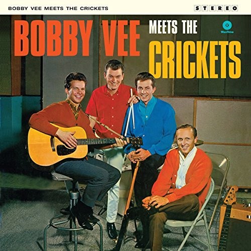 the album cover for Bobby Vee - Meets The Crickets + 2 Bonus Tracks