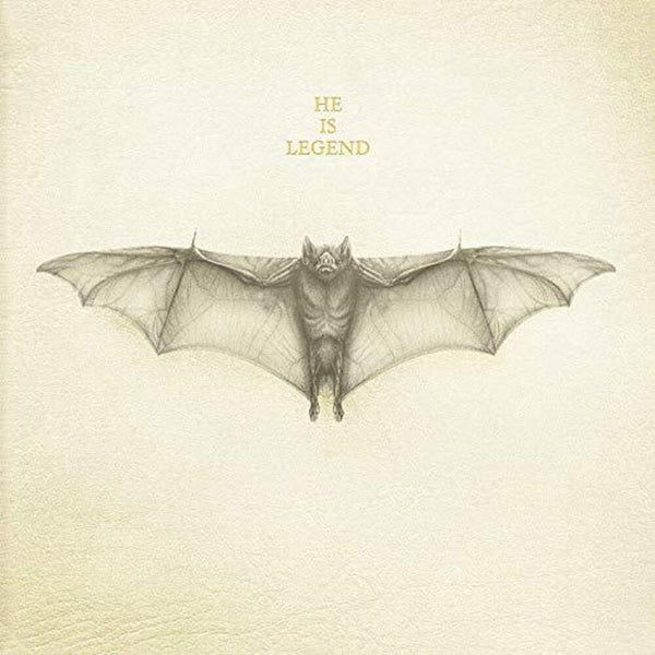 the album cover for He Is Legend - White Bat [LP]