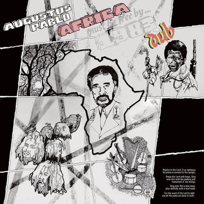 the album cover for Augustus Pablo - Africa Must Be Free By 1983 Dub