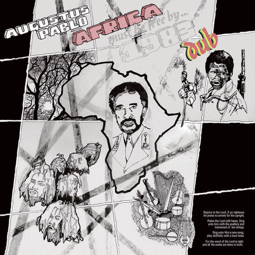 the album cover for Augustus Pablo - Africa Must Be Free By 1983 Dub