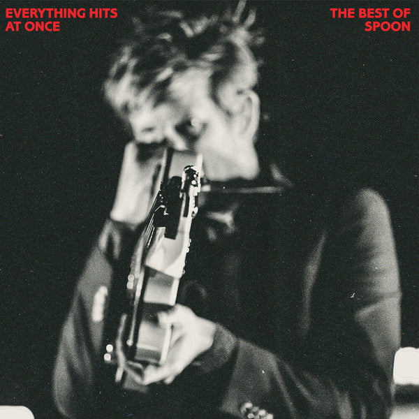 the album cover for Spoon - Everything Hits at Once: The Best of Spoon [LP]