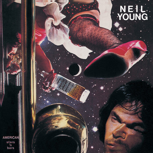 the album cover for Neil Young - American Stars 'N Bars [LP]