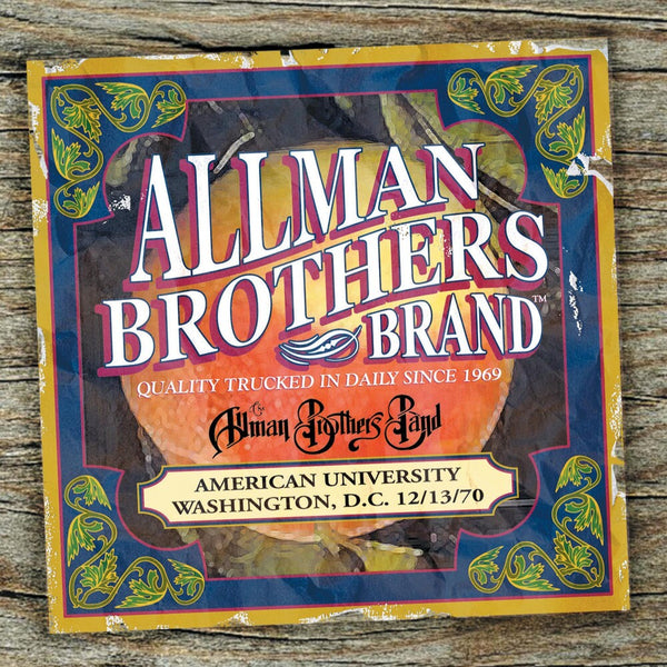 the album cover for The Allman Brothers Band - American University Washington D.C.12-13-70