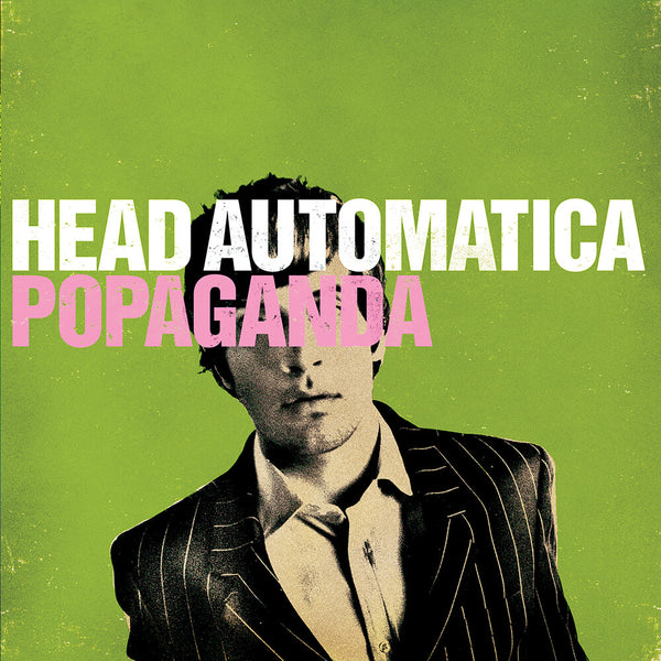 the album cover for Head Automatica - Popaganda [Colored Vinyl] (Gate) (Pnk) [Remastered]