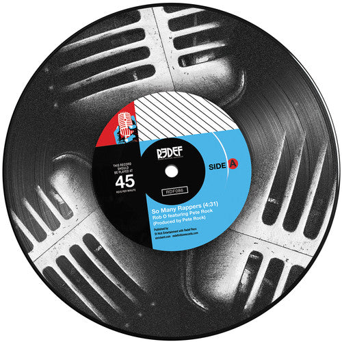 the album cover for Rob O / Pete Rock - So Many Rappers
