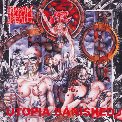 the album cover for Napalm Death - Utopia Banished [LP]