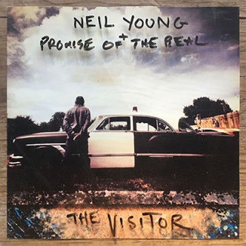 the album cover for Neil Young - The Visitor [2LP]