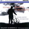 the album cover for Elgar / John Barbirolli - ELGAR ENIGMA VARIATIONS COCKAIGNE' OVERTURE