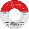 the album cover for Ben Pirani - That's The Way It Goes