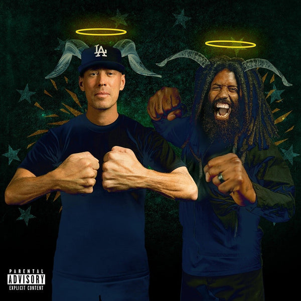 the album cover for Murs & The Grouch - Thees Handz