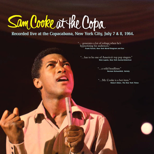 the album cover for Sam Cooke - At The Copa