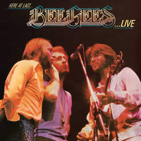 the album cover for Bee Gees - Here at Last... Bee Gees Live [2 LP]