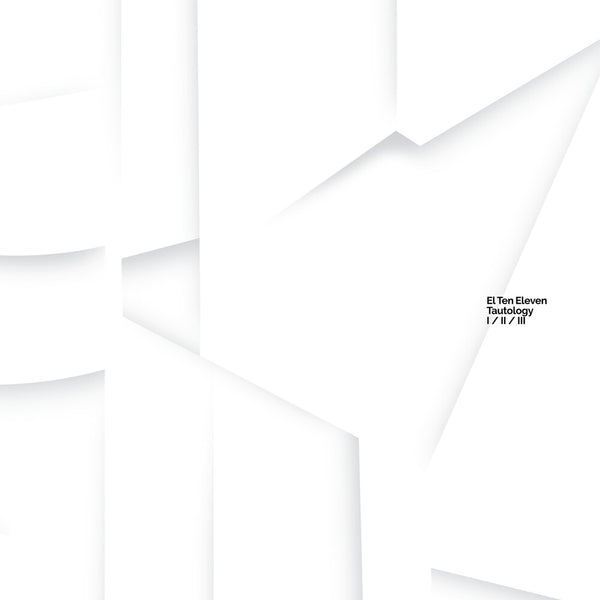 the album cover for El Ten Eleven - Tautology (Ultra Clear Vinyl) [Clear Vinyl]