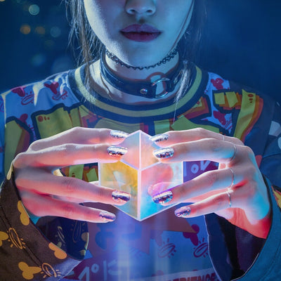 the album cover for Anamanaguchi - Endless Fantasy (Clear vinyl w/ Rainbow Splatter)