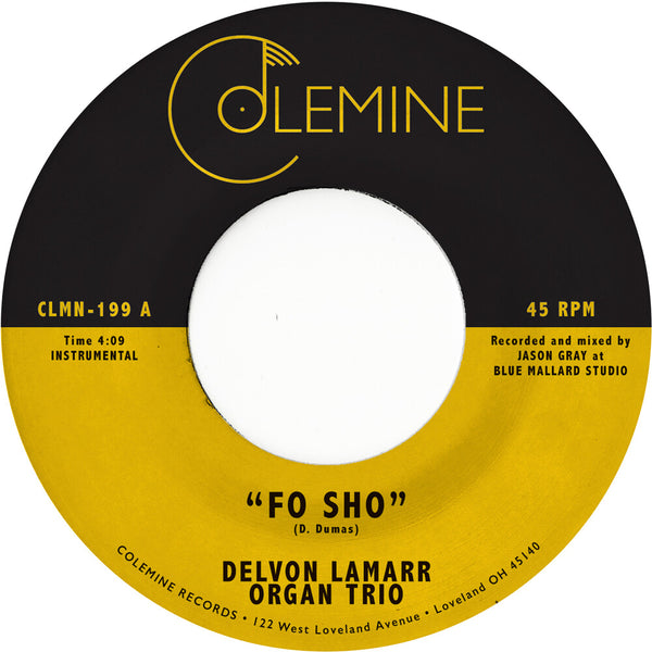 the album cover for Delvon Lamarr Organ Trio - Fo Sho [Vinyl Single]