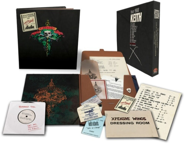 the album cover for Keith Richards - Live At The Hollywood Palladium: Remastered [Limited Edition Deluxe Box Set]