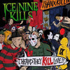 the album cover for Ice Nine Kills - I Heard They Kill Live [Neon Green Marble 2LP]